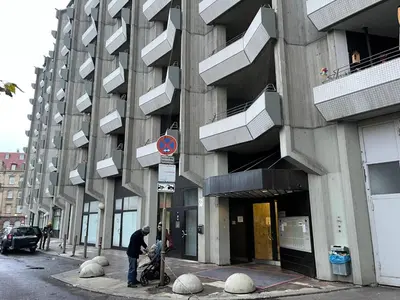 Das Gebäude in dem sich die Ferienwohnung befindet