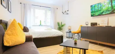 TV/Unterhaltungsangebot in der Unterkunft Chic Studio - 1min zum HBF