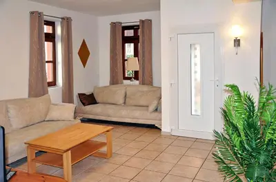 Ein Sitzbereich in der Unterkunft Ferienwohnung Mörlenbach Altstadt