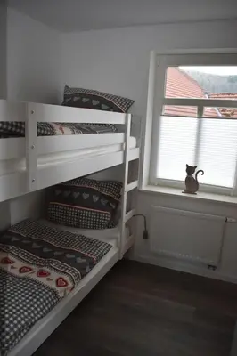 Ein Bett oder Betten in einem Zimmer der Unterkunft Ferienbauernhof Brandt