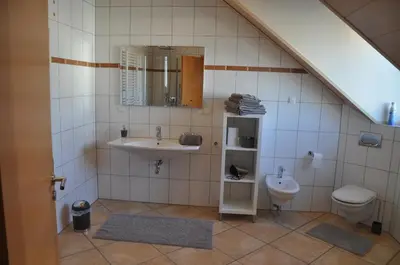 Ein Badezimmer in der Unterkunft Schnurs Ferienwohnung