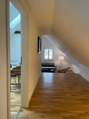Ein Bett oder Betten in einem Zimmer der Unterkunft Schöne Apartments auf dem Weingut Schätzel
