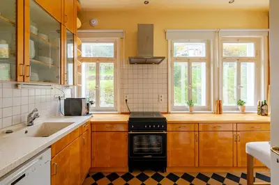 Küche/Küchenzeile in der Unterkunft Villa Johanna
