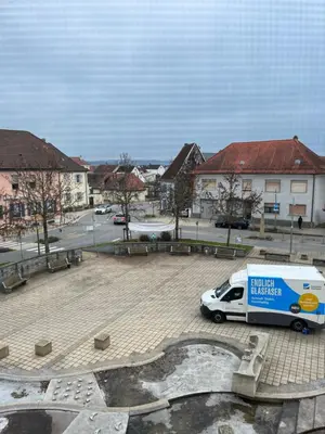 Das Gebäude in dem sich die Pension befindet