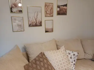 Ein Sitzbereich in der Unterkunft Lachberg9