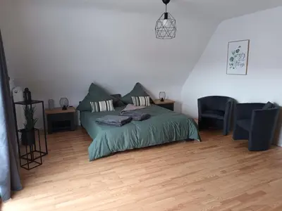 Ein Bett oder Betten in einem Zimmer der Unterkunft Lachberg9