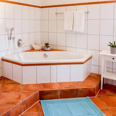 Ein Badezimmer in der Unterkunft Charmante, großzügige Ferienwohnung Villa Fleurie