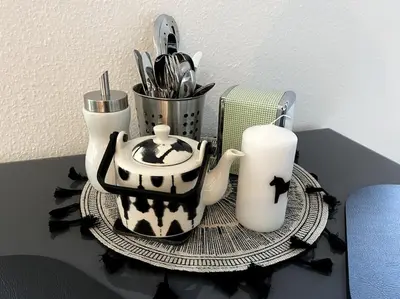 Kaffee-/Teezubehör in der Unterkunft Business Apartment in CityPark