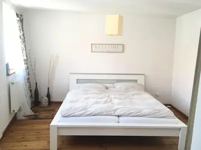 Ein Bett oder Betten in einem Zimmer der Unterkunft maison de grès