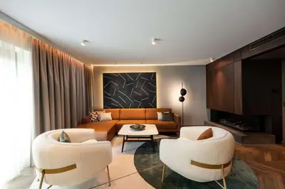 Ein Sitzbereich in der Unterkunft ATLANTIC Hotel Heidelberg