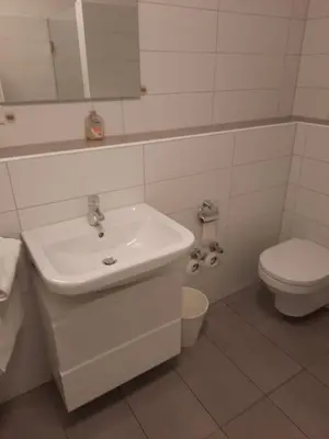 Ein Badezimmer in der Unterkunft Apartment Nordbergstrasse