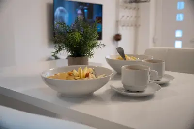 Essen in der Ferienwohnung oder in der Nähe