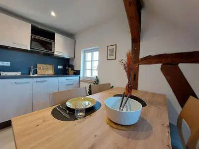 Küche/Küchenzeile in der Unterkunft Gasthaus zum Ochsen