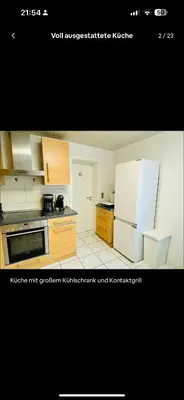 Küche/Küchenzeile in der Unterkunft Zimmer für 2 Monteure in Heppenheim Kirschhausen