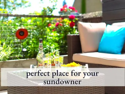 Grundriss der Unterkunft Parterre Lounge mit Terrasse -Nähe Karlsruhe & KIT - ohne Treppen -barrierefreie Dusche