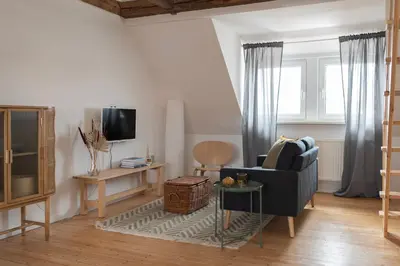 TV/Unterhaltungsangebot in der Unterkunft Altbau Appartement - klein aber oho