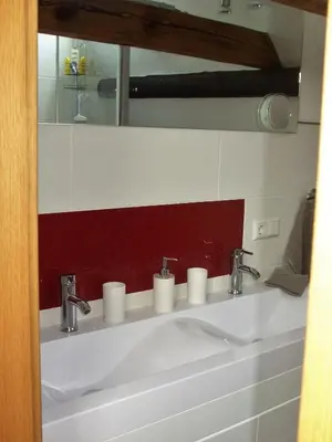 Ein Badezimmer in der Unterkunft Ferienhaus Pfalzklause