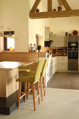 Küche/Küchenzeile in der Unterkunft Ferienwohnung Kuschelecke