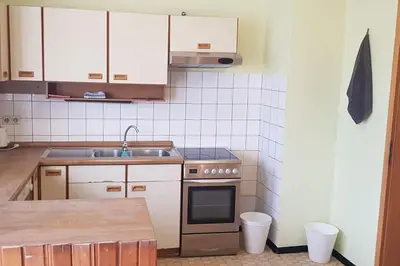 Küche/Küchenzeile in der Unterkunft Monteurwohnung - Vaihingen