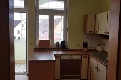 Küche/Küchenzeile in der Unterkunft Monteurwohnung - Vaihingen