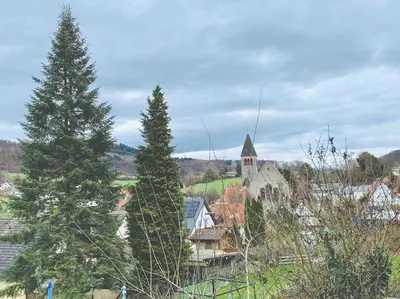 Grundriss der Unterkunft Ferienwohnung mit Talblick für Monteure