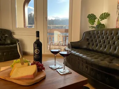 Getränke in der Unterkunft Familienglück im Schwarzwaldhaus mit Schlossblick