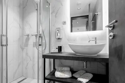 Ein Badezimmer in der Unterkunft Victoria Interpark Hotel