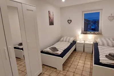 Ein Bett oder Betten in einem Zimmer der Unterkunft Ferien-/Monteurwohnung im Odw.