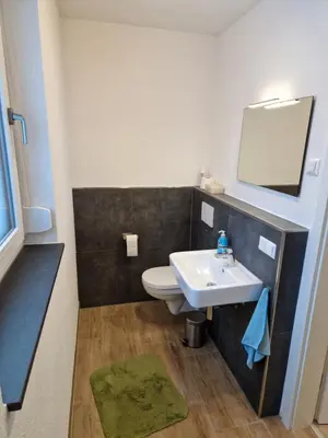 Ein Badezimmer in der Unterkunft Apartment im Nordschwarzwald