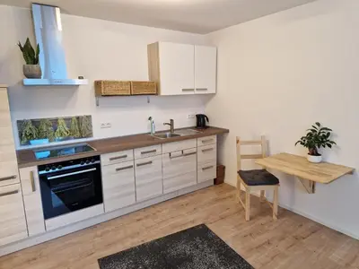Küche/Küchenzeile in der Unterkunft Apartment im Nordschwarzwald