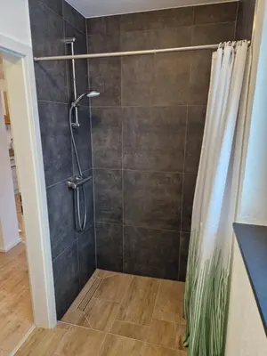 Ein Badezimmer in der Unterkunft Apartment im Nordschwarzwald