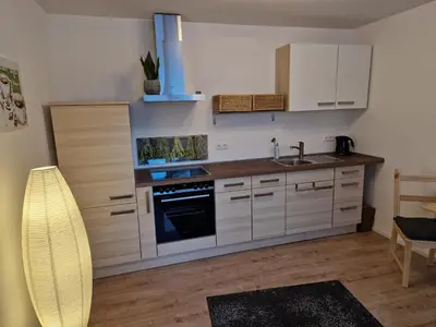 Küche/Küchenzeile in der Unterkunft Apartment im Nordschwarzwald