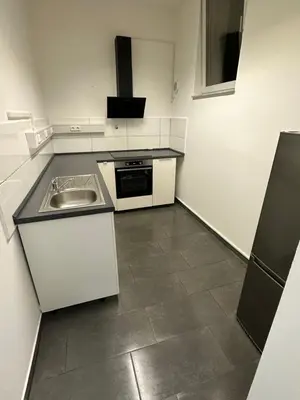 Küche/Küchenzeile in der Unterkunft EasyLiving Darmstadt