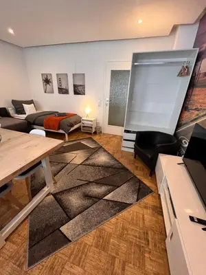 TV/Unterhaltungsangebot in der Unterkunft Großes Apartment Aschaffenburg 4 Schlafzimmer bis zu 10 Personen Mainpark Apartment Mainaschaff