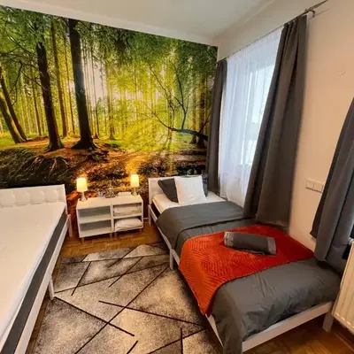 Großes Apartment Aschaffenburg 4 Schlafzimmer bis zu 10 Personen Mainpark Apartment Mainaschaff