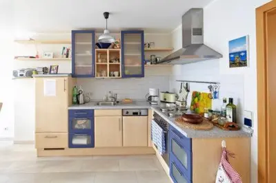 Küche/Küchenzeile in der Unterkunft Komfortferienwohnung Zentrum