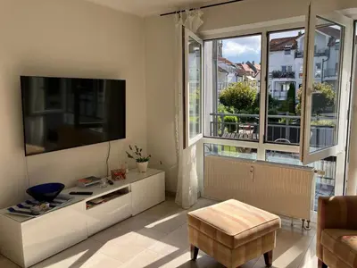 TV/Unterhaltungsangebot in der Unterkunft Komfortferienwohnung Zentrum
