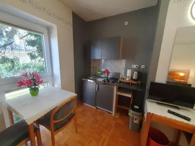 Küche/Küchenzeile in der Unterkunft ABM Apartment 14