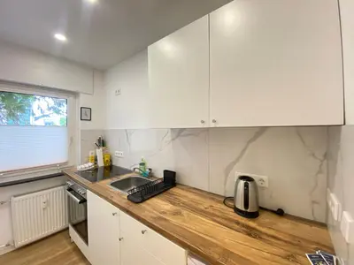 Küche/Küchenzeile in der Unterkunft Lux Apartment near Frankfurt!