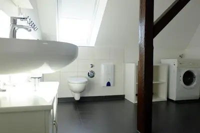 Ein Badezimmer in der Unterkunft heidel-home 2Raum Studio