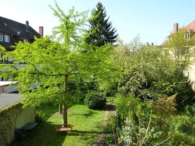 Ein Garten an der Unterkunft heidel-home 2Raum Studio