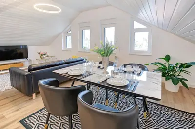 TV/Unterhaltungsangebot in der Unterkunft Blumen(t)raum Ferienwohnung 3