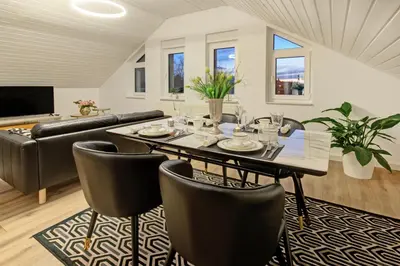 TV/Unterhaltungsangebot in der Unterkunft Blumen(t)raum Ferienwohnung 3