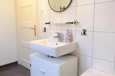 Ein Badezimmer in der Unterkunft heidel-home 3Raum Wohnung