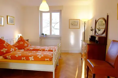 Ein Bett oder Betten in einem Zimmer der Unterkunft heidel-home 3Raum Wohnung