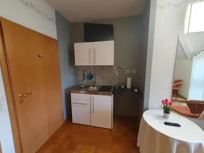 Küche/Küchenzeile in der Unterkunft ABM Apartment 33