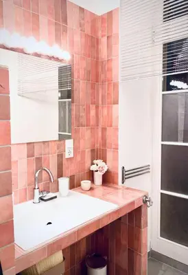 Ein Badezimmer in der Unterkunft Altstadt pur!An der wunderschönen Katharinenkirche