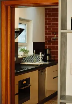 Küche/Küchenzeile in der Unterkunft Modern holiday apartment in the heart of Klingenmünster