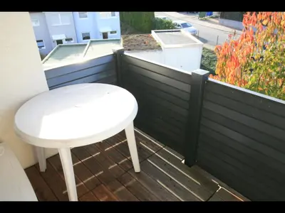 Ein Balkon oder eine Terrasse in der Unterkunft NEU! Ferienwohnung im Herzen der Pfalz