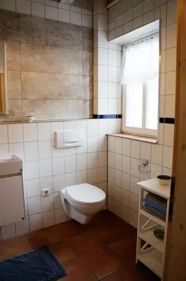 Ein Badezimmer in der Unterkunft Ferienwohnungen Annweiler am Trifels